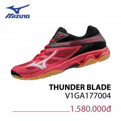 Giày Indoor Mizuno Thunder Blade đỏ